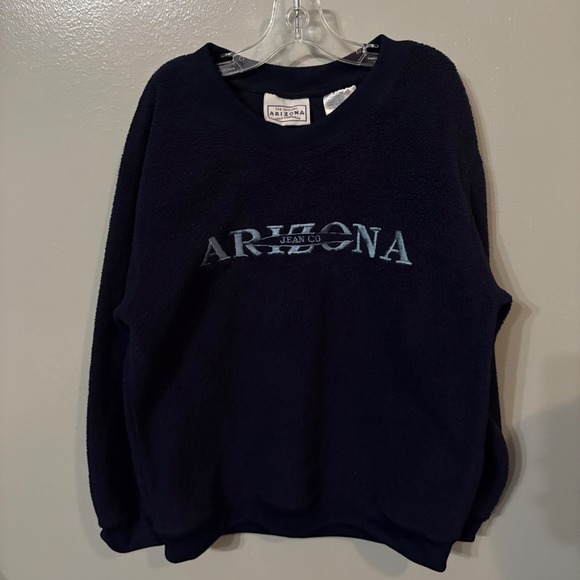 Arizona Jean Co. Other - Arizona Jean Co. Navy Blue Fleece Pullover Sweatshirt Sweater (Youth Medium 5/6)